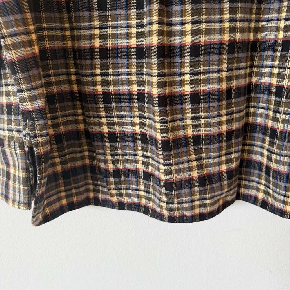 Everlane Women's Boxy Beech Plaid Flannel‎ Shirt Size S Button Relaxed Reg $98 - Picture 13 of 15
